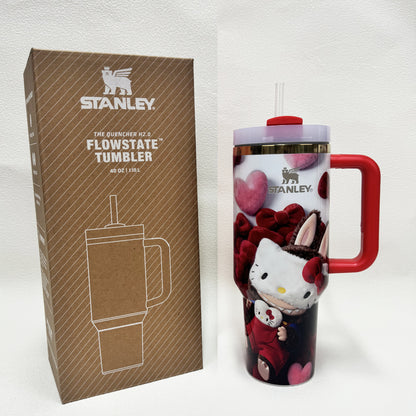 40oz Stanley Tumbler LABUBU Co-branded Limited Edition Collection, Perfect for Daily Use & Gifting(Factory Direct Supply, Mixed Wholesale Available, New Styles Updated Ongoing)