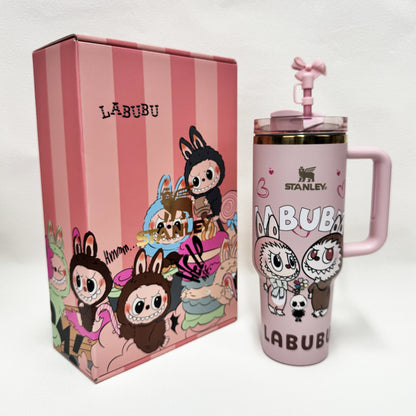 40oz Stanley Tumbler LABUBU Co-branded Limited Edition Collection, Perfect for Daily Use & Gifting(Factory Direct Supply, Mixed Wholesale Available, New Styles Updated Ongoing)