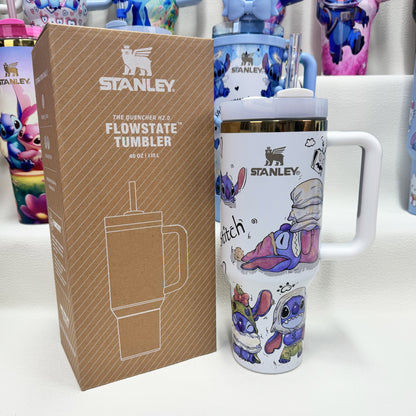 🔥Stanley Tumbler Disney Stitch Co-branded Collection With Accessories, Mix Wholesale Available, Constantly Updated.