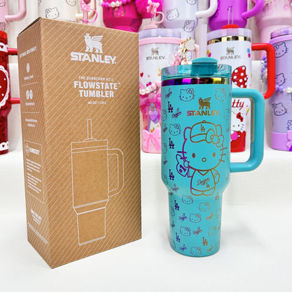 🔥40 OZ Stanley Tumbler Sanrio Hello Kitty Co-branded collection withAccessories，MixWholesale Available,Constantly Updated.