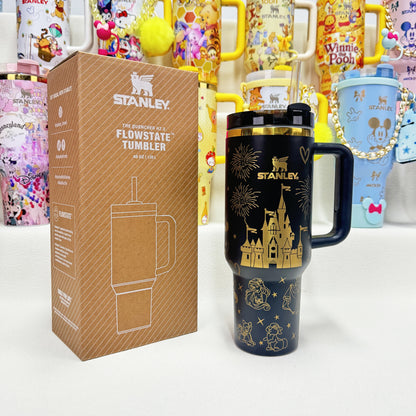 🔥40oz Pop Mart Twinkle Twinkle & Winnie The Pooh Stanley Tumbler, Disney Collection, Factory Direct Mixed Wholesale