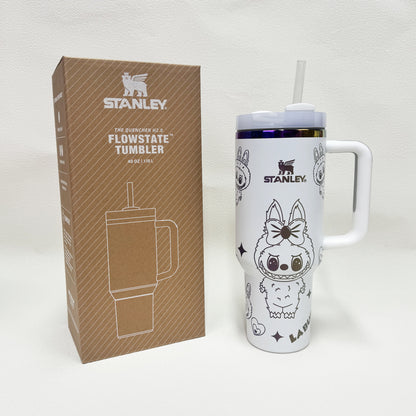 40oz Stanley Tumbler LABUBU Co-branded Limited Edition Collection, Perfect for Daily Use & Gifting(Factory Direct Supply, Mixed Wholesale Available, New Styles Updated Ongoing)