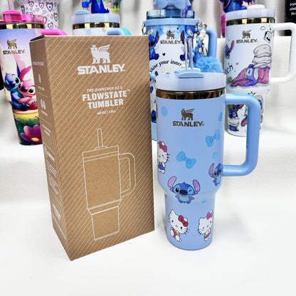 🔥Stanley Tumbler Disney Stitch Co-branded Collection With Accessories, Mix Wholesale Available, Constantly Updated.