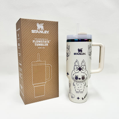 40oz Stanley Tumbler LABUBU Co-branded Limited Edition Collection, Perfect for Daily Use & Gifting(Factory Direct Supply, Mixed Wholesale Available, New Styles Updated Ongoing)