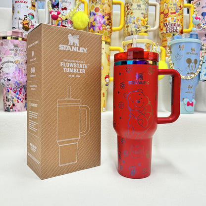 🔥40oz Pop Mart Twinkle Twinkle & Winnie The Pooh Stanley Tumbler, Disney Collection, Factory Direct Mixed Wholesale