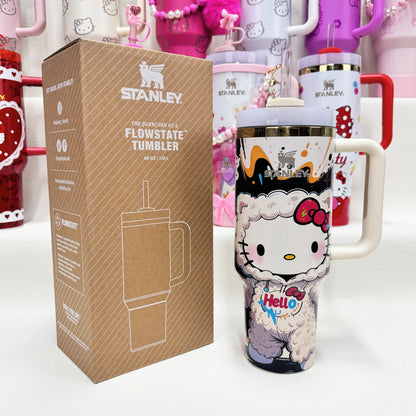 🔥40 OZ Stanley Tumbler Sanrio Hello Kitty Co-branded collection withAccessories，MixWholesale Available,Constantly Updated.