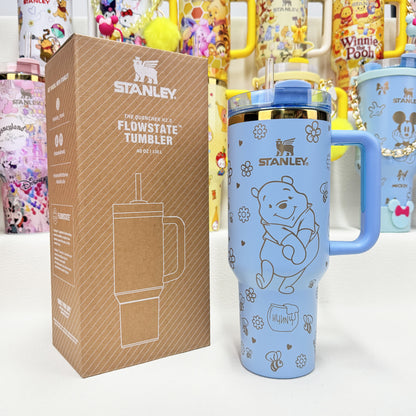 🔥40oz Pop Mart Twinkle Twinkle & Winnie The Pooh Stanley Tumbler, Disney Collection, Factory Direct Mixed Wholesale