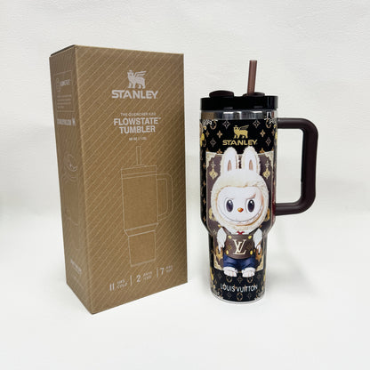 40oz Stanley Tumbler LABUBU Co-branded Limited Edition Collection, Perfect for Daily Use & Gifting(Factory Direct Supply, Mixed Wholesale Available, New Styles Updated Ongoing)
