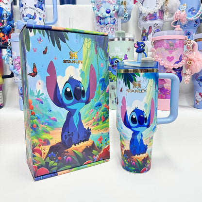 🔥Stanley Tumbler Disney Stitch Co-branded Collection With Accessories, Mix Wholesale Available, Constantly Updated.