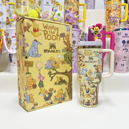 🔥40oz Pop Mart Twinkle Twinkle & Winnie The Pooh Stanley Tumbler, Disney Collection, Factory Direct Mixed Wholesale