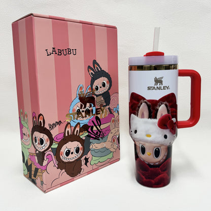 40oz Stanley Tumbler LABUBU Co-branded Limited Edition Collection, Perfect for Daily Use & Gifting(Factory Direct Supply, Mixed Wholesale Available, New Styles Updated Ongoing)