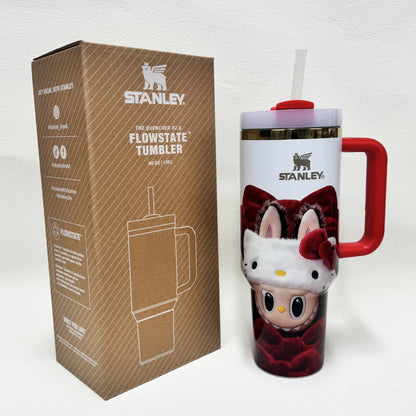 40oz Stanley Tumbler LABUBU Co-branded Limited Edition Collection, Perfect for Daily Use & Gifting(Factory Direct Supply, Mixed Wholesale Available, New Styles Updated Ongoing)