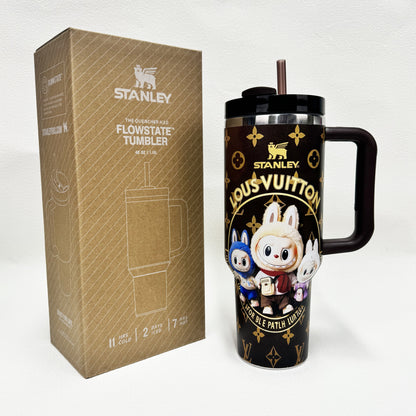 40oz Stanley Tumbler LABUBU Co-branded Limited Edition Collection, Perfect for Daily Use & Gifting(Factory Direct Supply, Mixed Wholesale Available, New Styles Updated Ongoing)