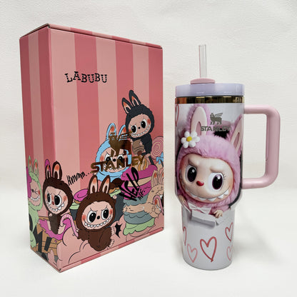40oz Stanley Tumbler LABUBU Co-branded Limited Edition Collection, Perfect for Daily Use & Gifting(Factory Direct Supply, Mixed Wholesale Available, New Styles Updated Ongoing)