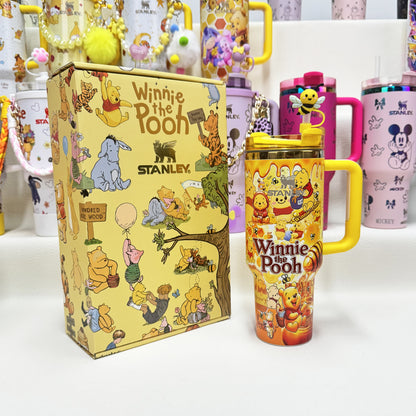 🔥40oz Pop Mart Twinkle Twinkle & Winnie The Pooh Stanley Tumbler, Disney Collection, Factory Direct Mixed Wholesale