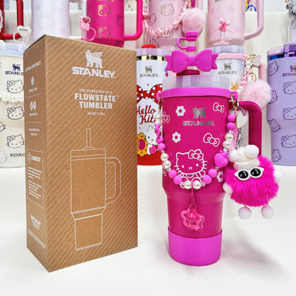 🔥40 OZ Stanley Tumbler Sanrio Hello Kitty Co-branded collection withAccessories，MixWholesale Available,Constantly Updated.