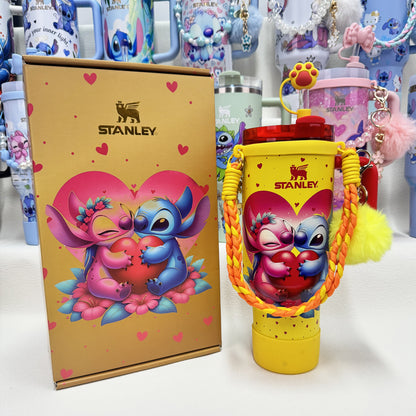 🔥Stanley Tumbler Disney Stitch Co-branded Collection With Accessories, Mix Wholesale Available, Constantly Updated.