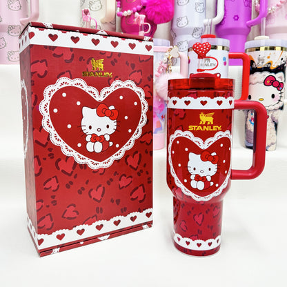 🔥40 OZ Stanley Tumbler Sanrio Hello Kitty Co-branded collection withAccessories，MixWholesale Available,Constantly Updated.