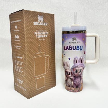 40oz Stanley Tumbler LABUBU Co-branded Limited Edition Collection, Perfect for Daily Use & Gifting(Factory Direct Supply, Mixed Wholesale Available, New Styles Updated Ongoing)