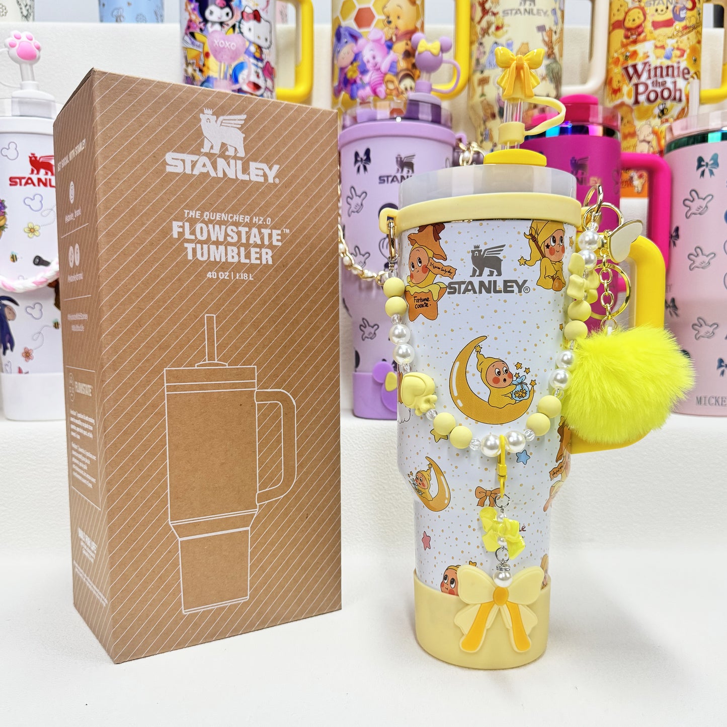🔥40oz Pop Mart Twinkle Twinkle & Winnie The Pooh Stanley Tumbler, Disney Collection, Factory Direct Mixed Wholesale