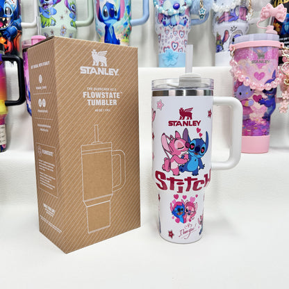 🔥Stanley Tumbler Disney Stitch Co-branded Collection With Accessories, Mix Wholesale Available, Constantly Updated.