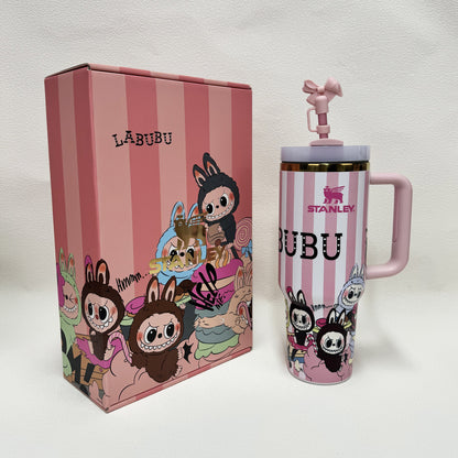 40oz Stanley Tumbler LABUBU Co-branded Limited Edition Collection, Perfect for Daily Use & Gifting(Factory Direct Supply, Mixed Wholesale Available, New Styles Updated Ongoing)