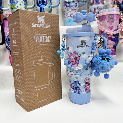 🔥Stanley Tumbler Disney Stitch Co-branded Collection With Accessories, Mix Wholesale Available, Constantly Updated.