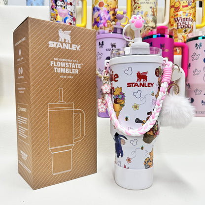 🔥40oz Pop Mart Twinkle Twinkle & Winnie The Pooh Stanley Tumbler, Disney Collection, Factory Direct Mixed Wholesale