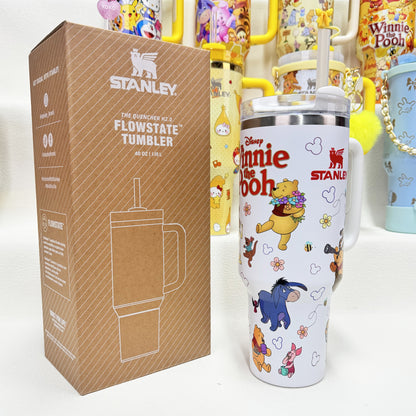 🔥40oz Pop Mart Twinkle Twinkle & Winnie The Pooh Stanley Tumbler, Disney Collection, Factory Direct Mixed Wholesale