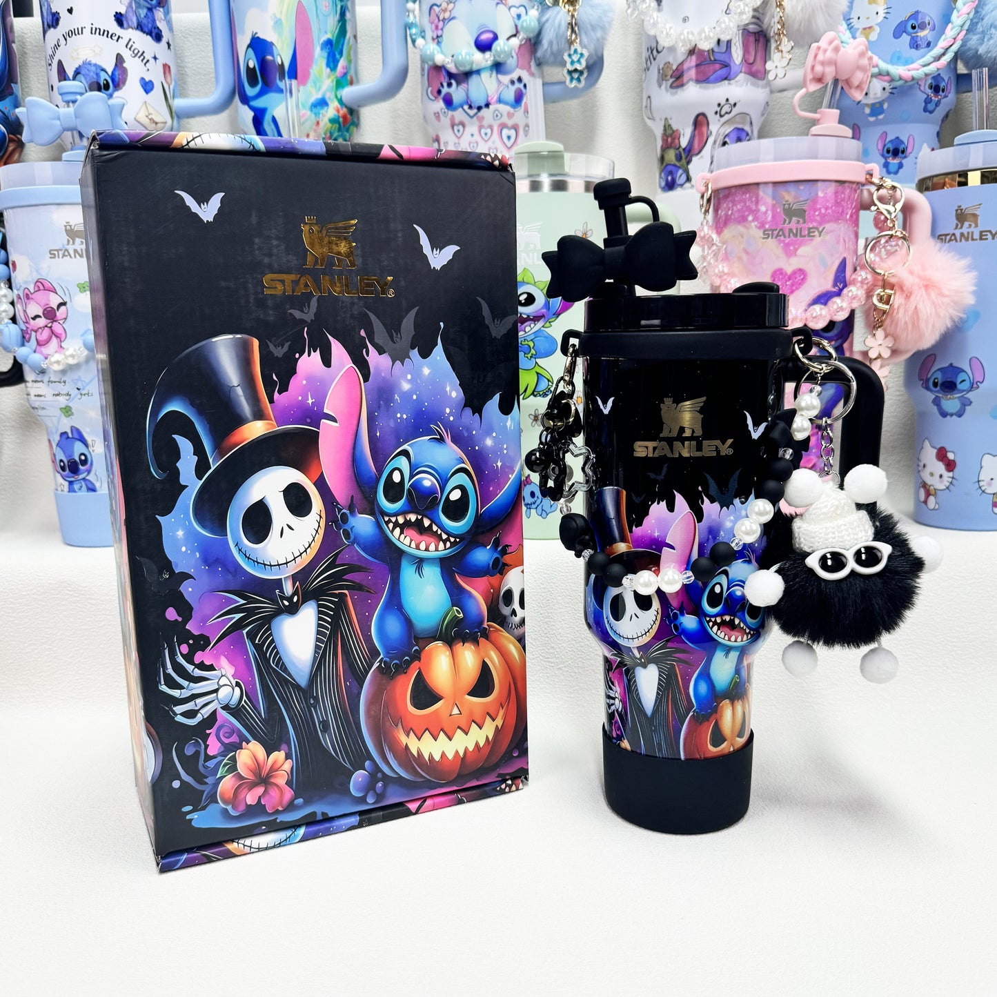 🔥Stanley Tumbler Disney Stitch Co-branded Collection With Accessories, Mix Wholesale Available, Constantly Updated.