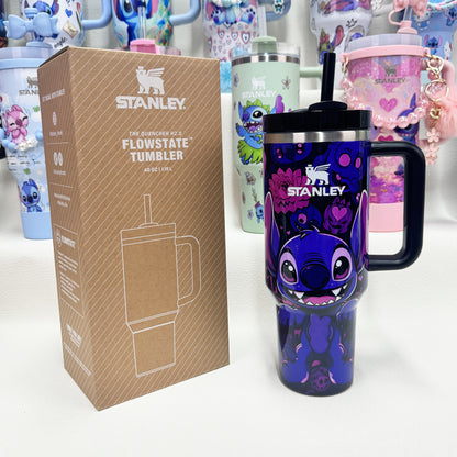 🔥Stanley Tumbler Disney Stitch Co-branded Collection With Accessories, Mix Wholesale Available, Constantly Updated.