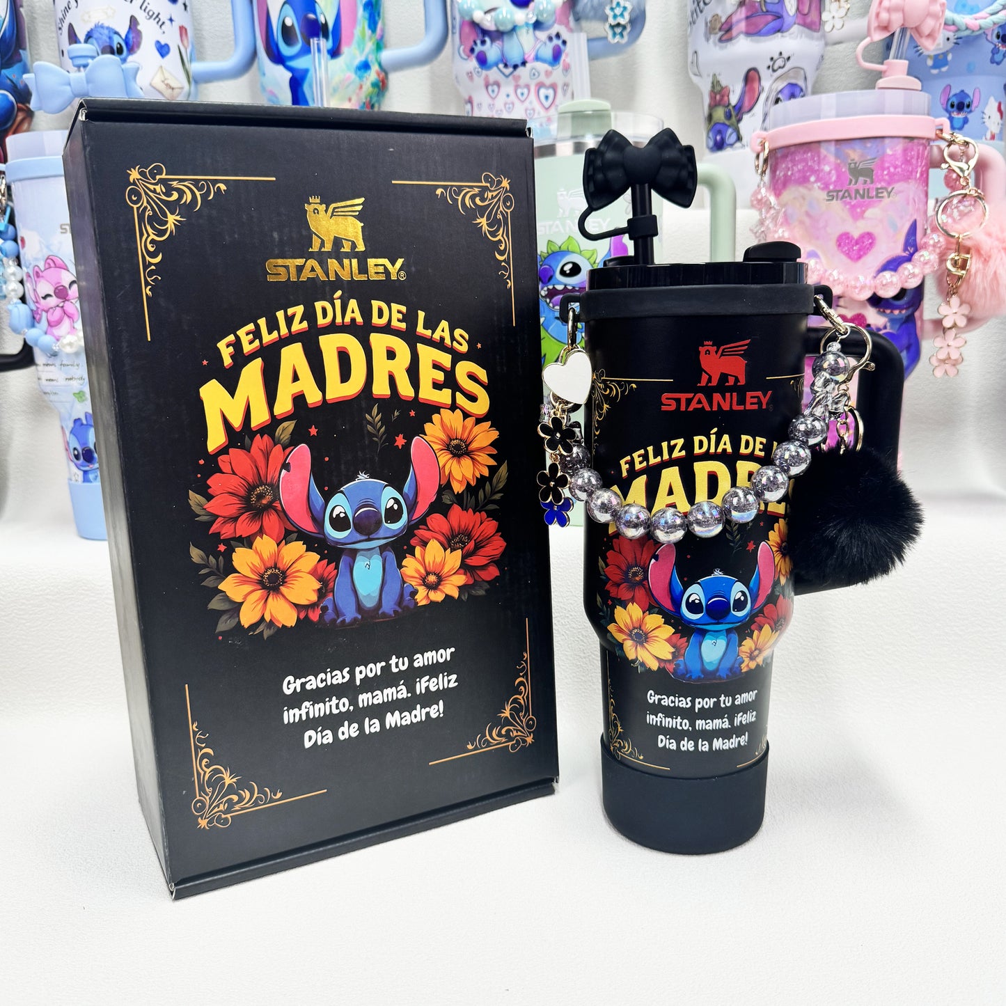 🔥Stanley Tumbler Disney Stitch Co-branded Collection With Accessories, Mix Wholesale Available, Constantly Updated.